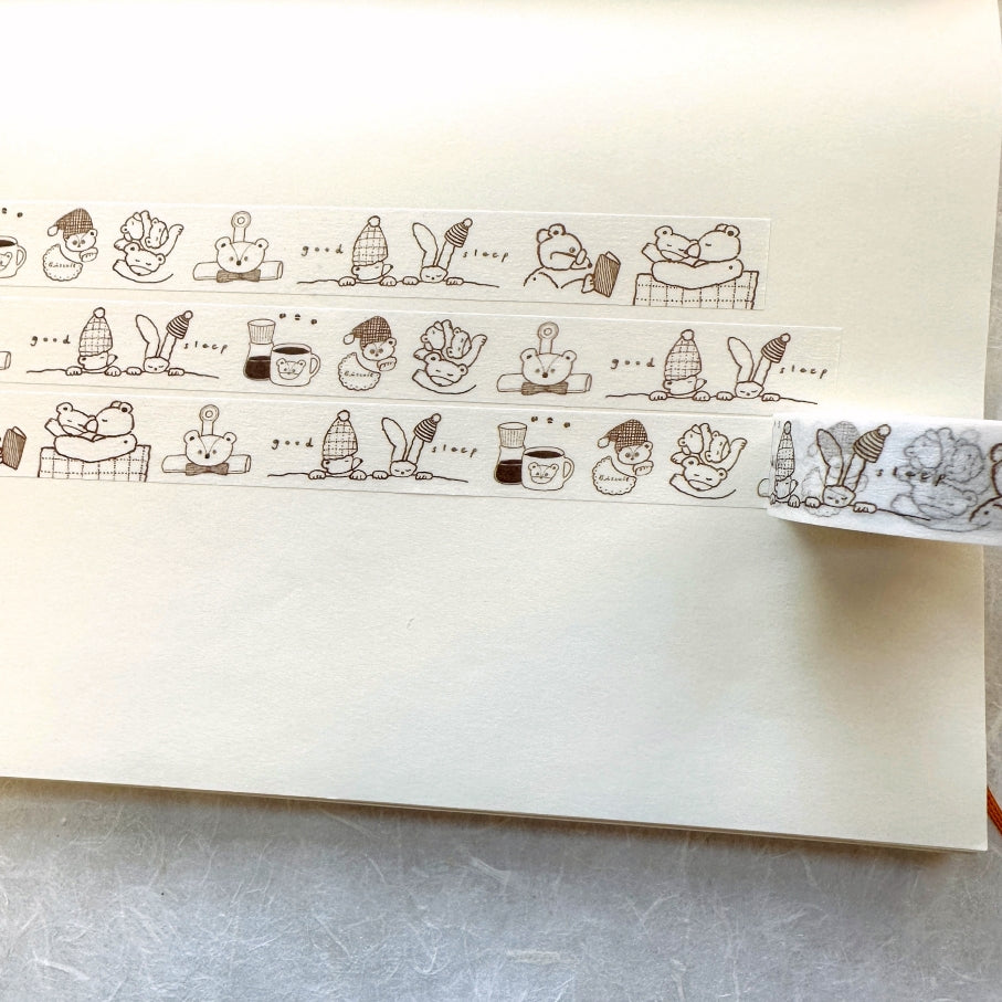 Tobimatsu Shoichiro - Small Daily Murmurings washi tape SAMPLES