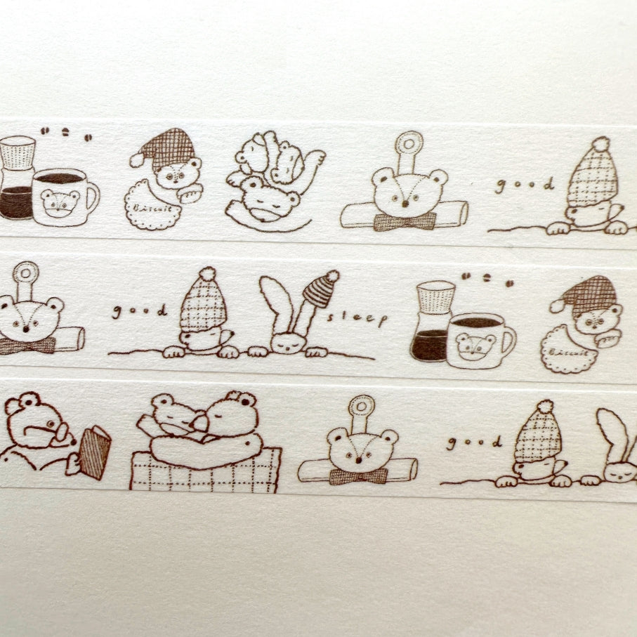 Tobimatsu Shoichiro - Small Daily Murmurings washi tape SAMPLES