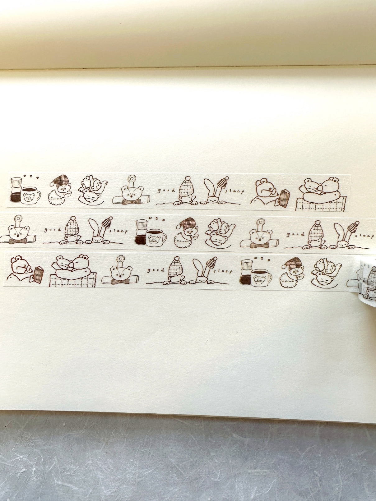 Tobimatsu Shoichiro - Small Daily Murmurings washi tape SAMPLES