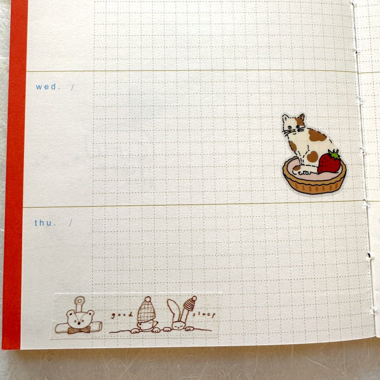 Tobimatsu Shoichiro - Small Daily Murmurings washi tape SAMPLES