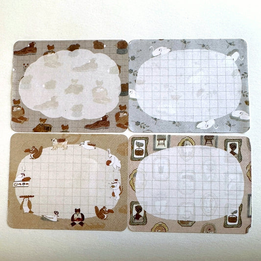 Tobimatsu Shoichiro - Animal Frames sticky memo tape SAMPLES