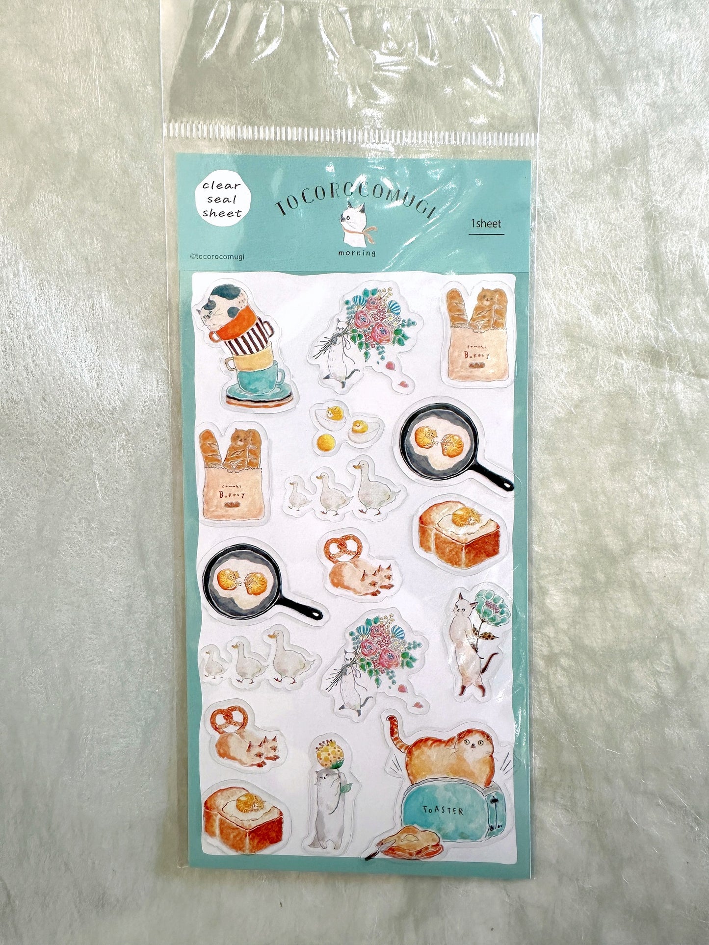 Furukawa Paper x Tocorocomugi - limited edition sticker sheets