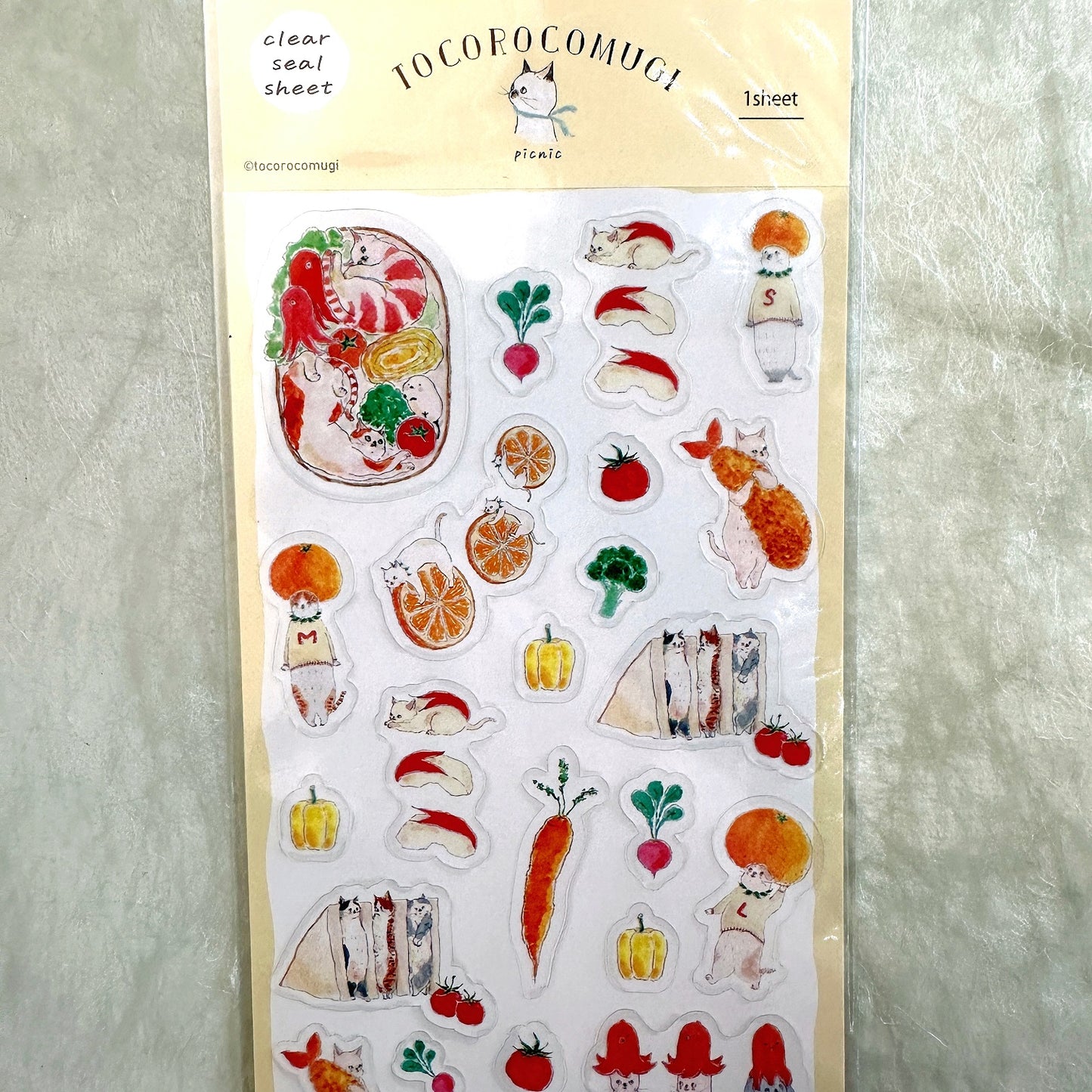 Furukawa Paper x Tocorocomugi - limited edition sticker sheets
