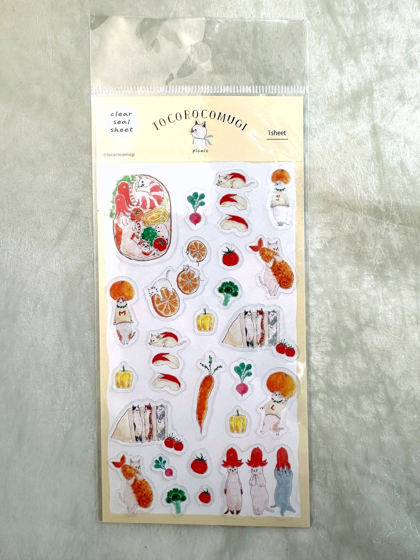 Furukawa Paper x Tocorocomugi - limited edition sticker sheets