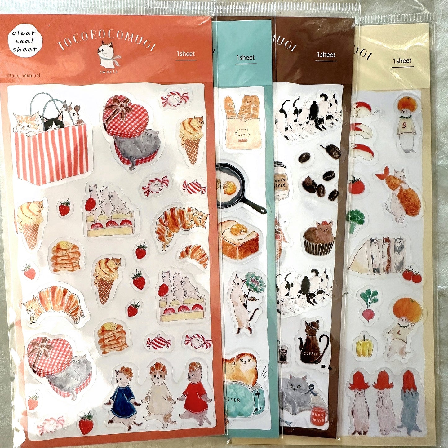 Furukawa Paper x Tocorocomugi - limited edition sticker sheets