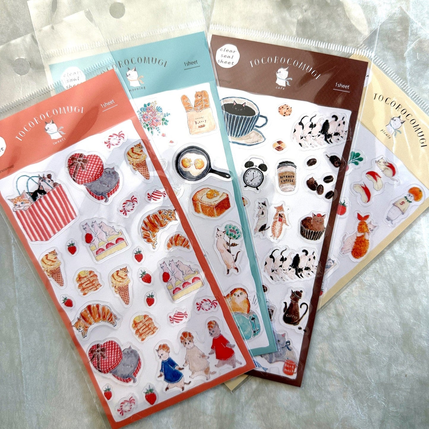 Furukawa Paper x Tocorocomugi - limited edition sticker sheets
