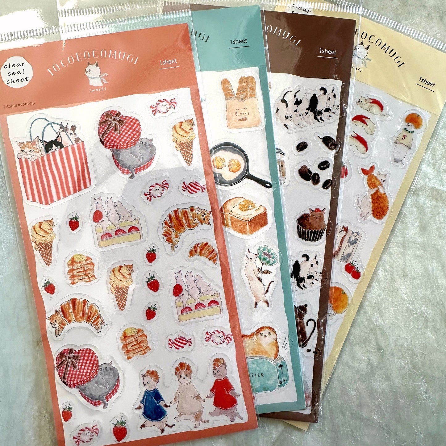 Furukawa Paper x Tocorocomugi - limited edition sticker sheets
