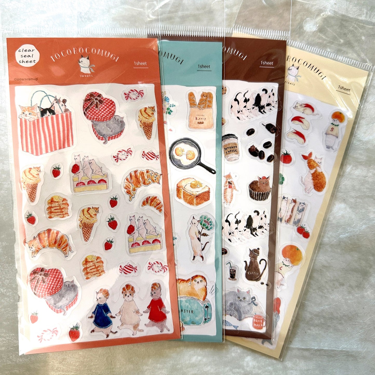 Furukawa Paper x Tocorocomugi - limited edition sticker sheets