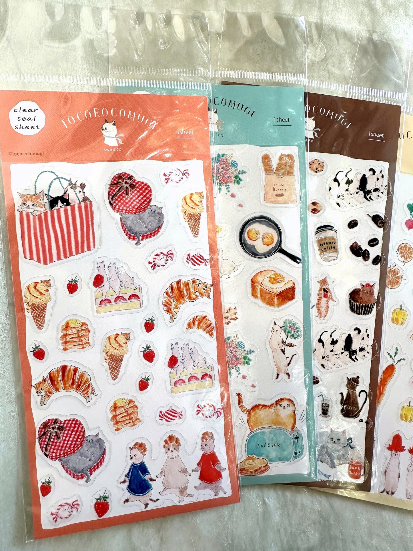 Furukawa Paper x Tocorocomugi - limited edition sticker sheets