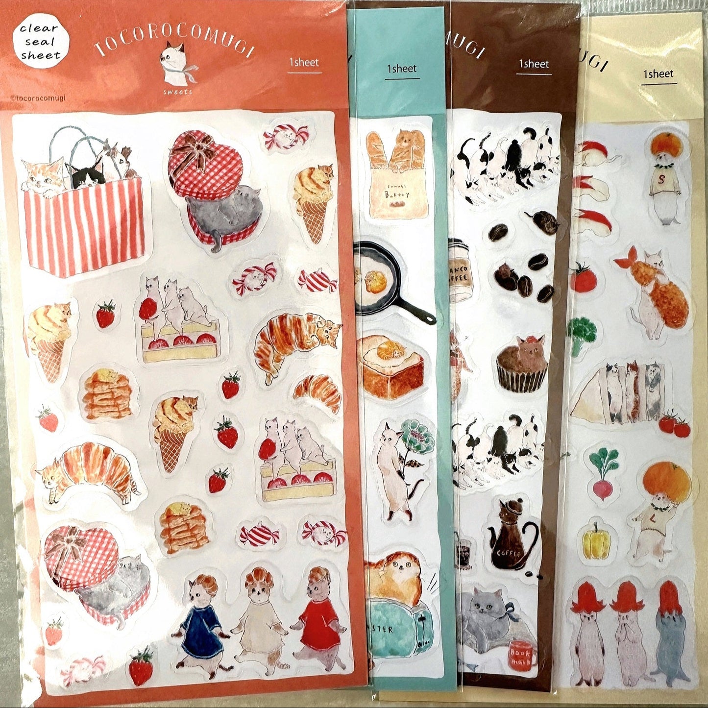 Furukawa Paper x Tocorocomugi - limited edition sticker sheets