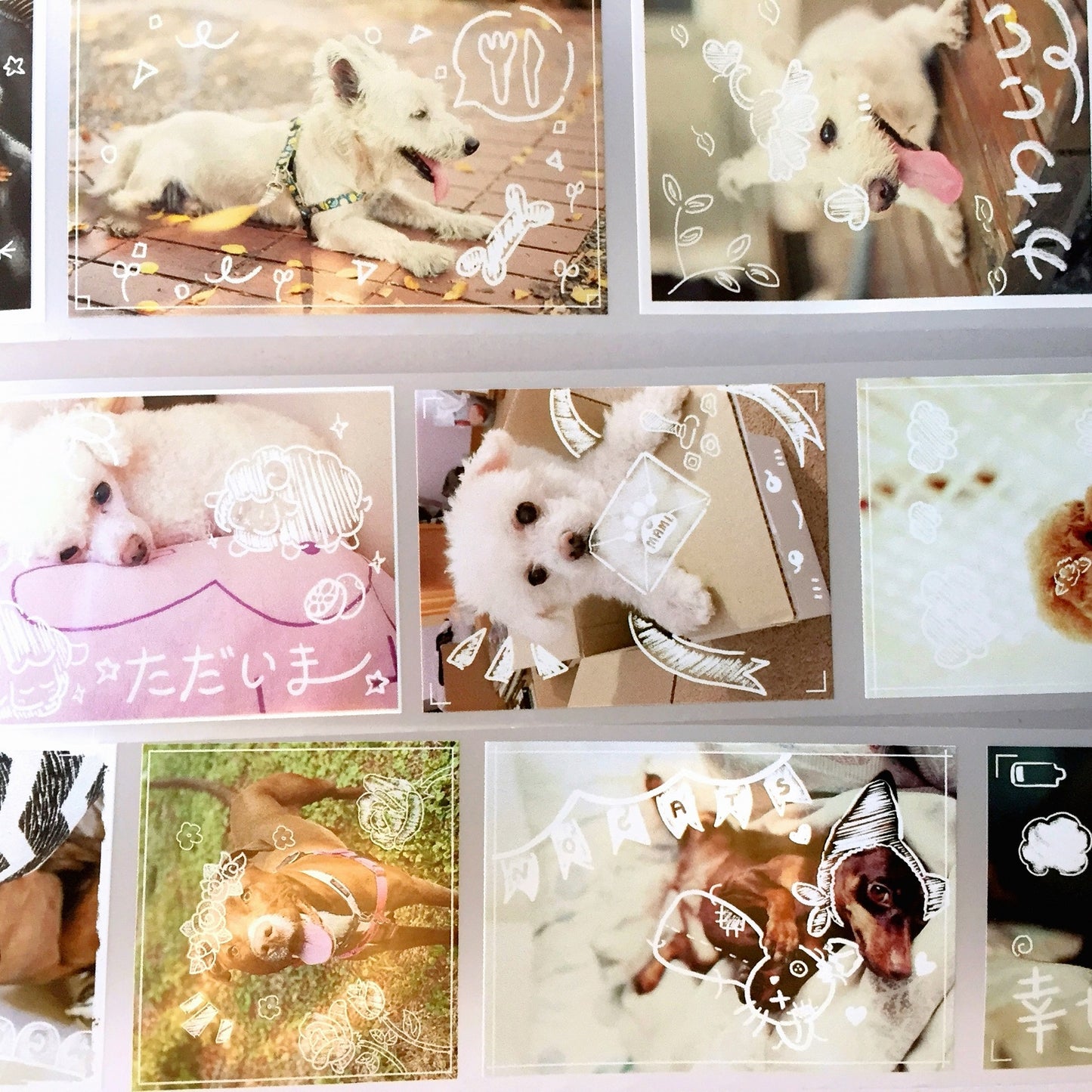 TokubetsuMemori - Happy Doggo Happy Life PET tape SAMPLES