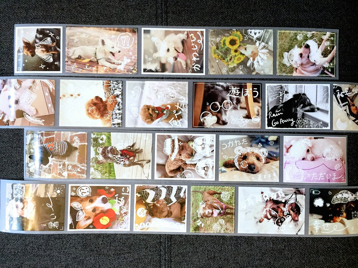 TokubetsuMemori - Happy Doggo Happy Life PET tape SAMPLES
