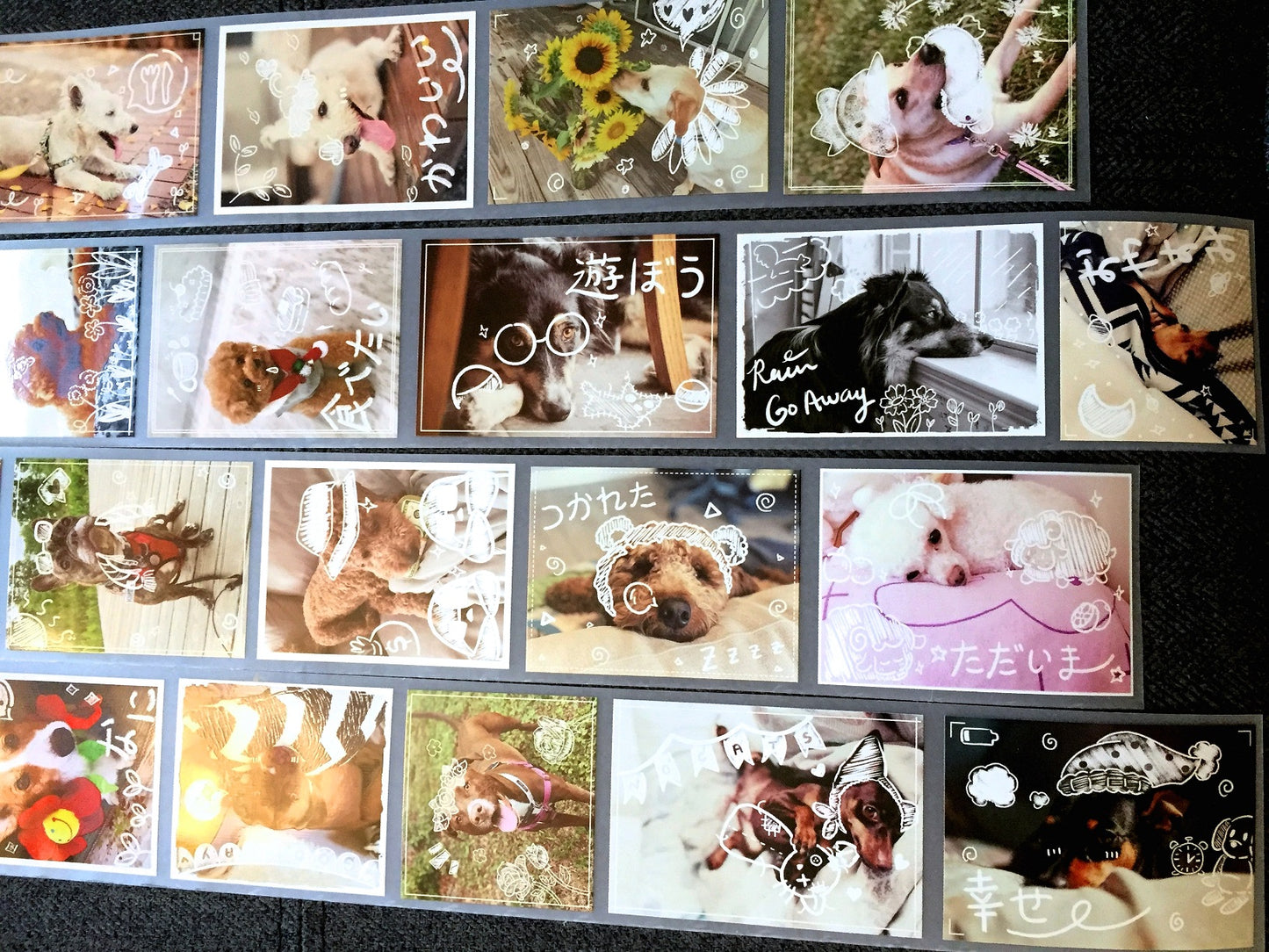 TokubetsuMemori - Happy Doggo Happy Life PET tape SAMPLES