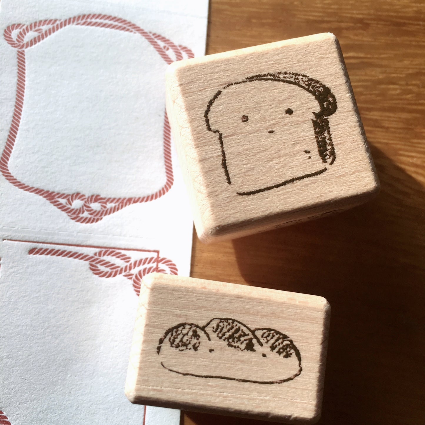 Tomatonasu - Cute Bread rubber stamps [New]
