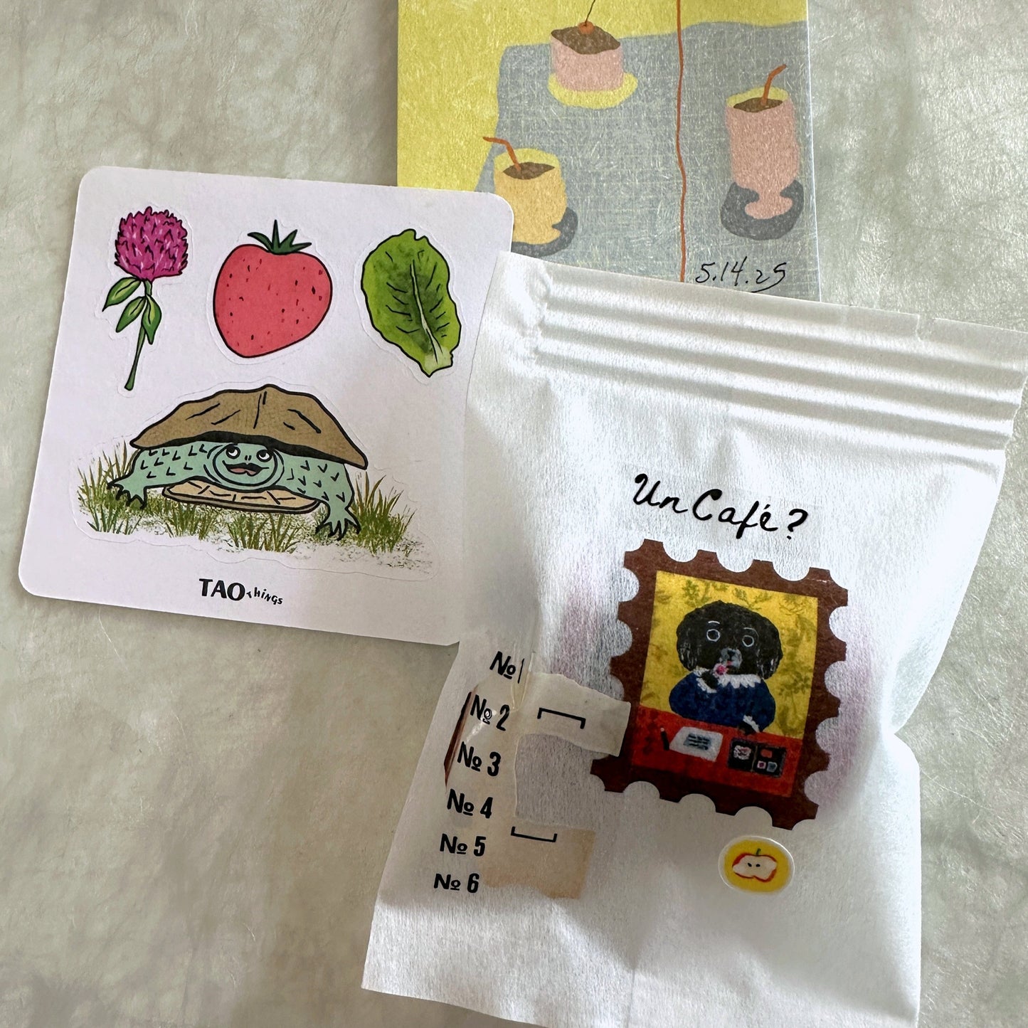 MINI-SIZE - sticker sheets by TAOthings Studio