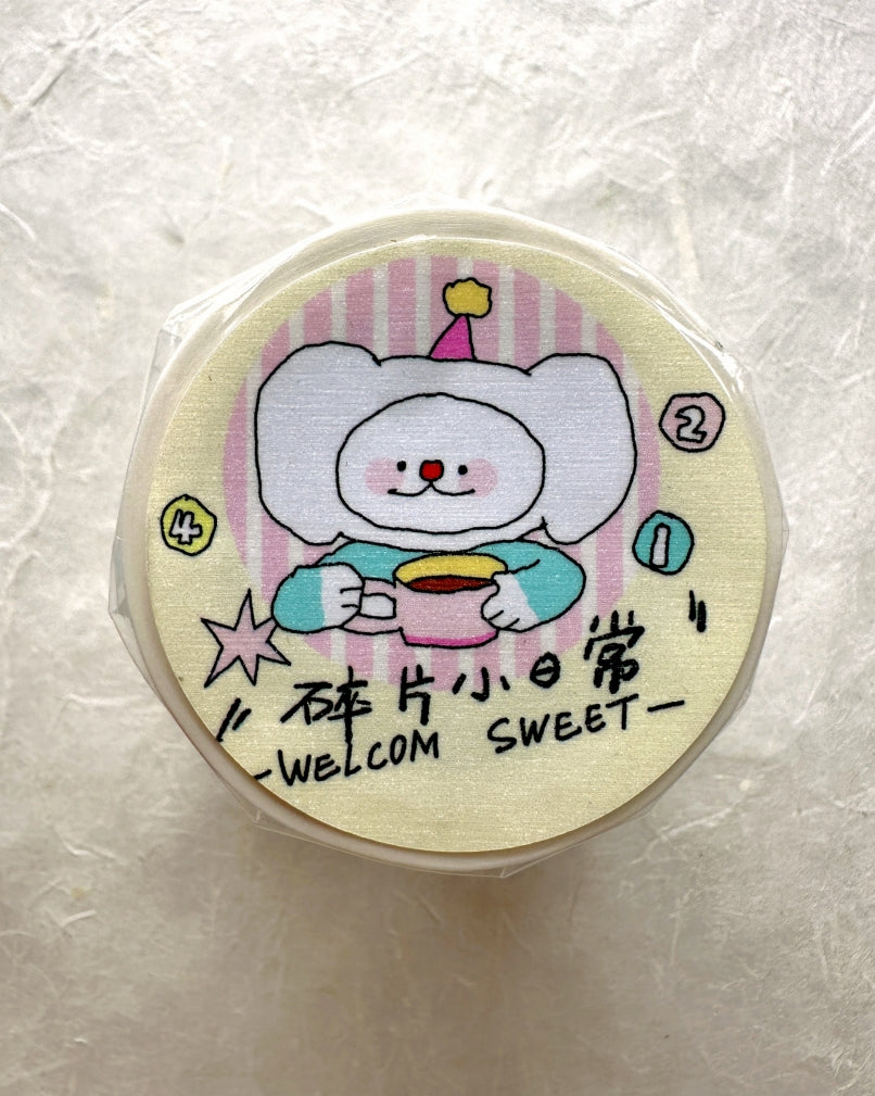 TuLi - Welcome Sweet kiss-cut washi tape SAMPLES