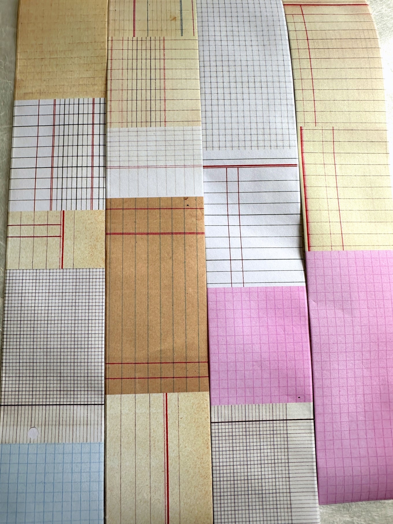 Two Raccoons - Grid matte paper tape SAMPLES