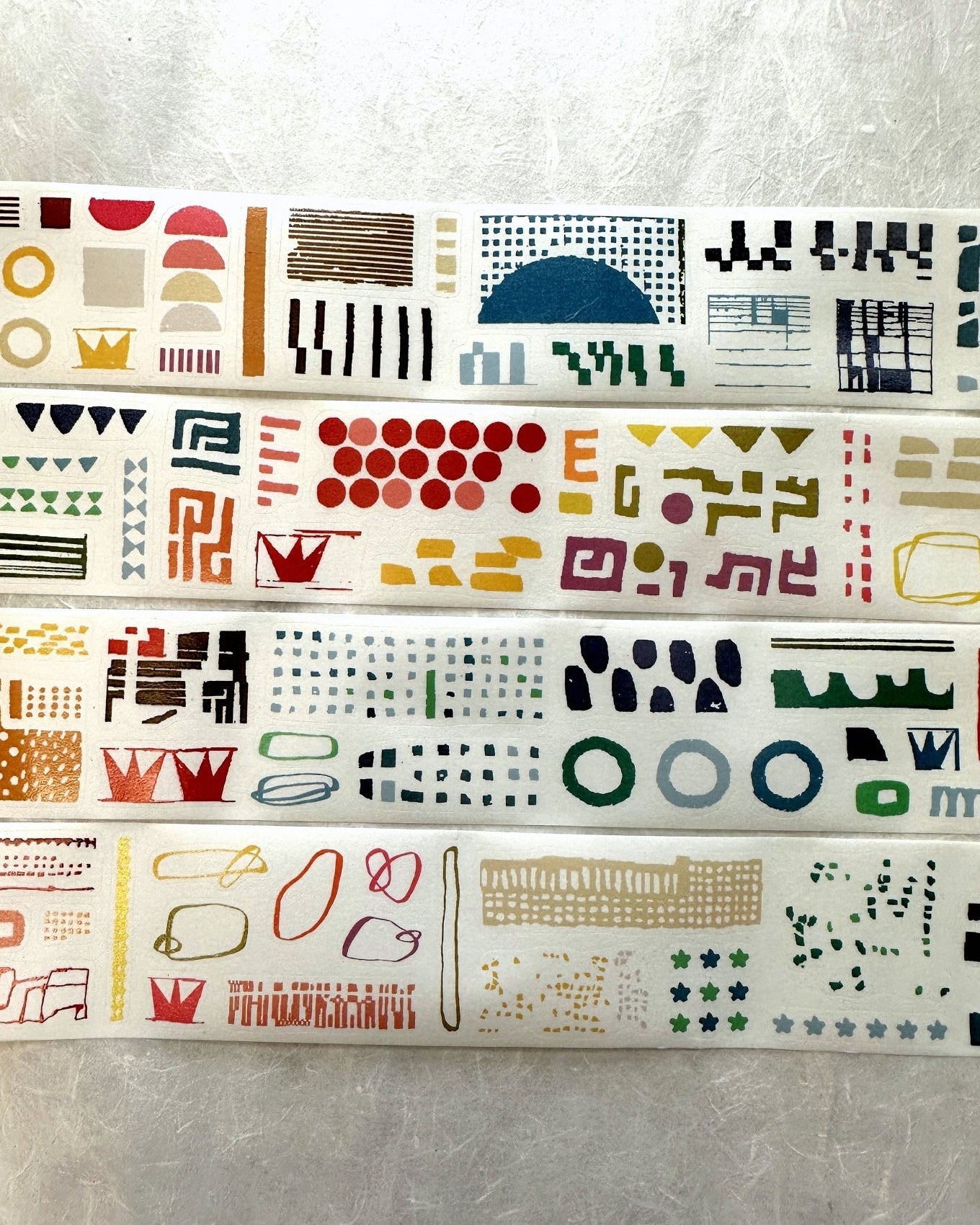 Two Raccoons - Queen kiss-cut washi tape SAMPLES