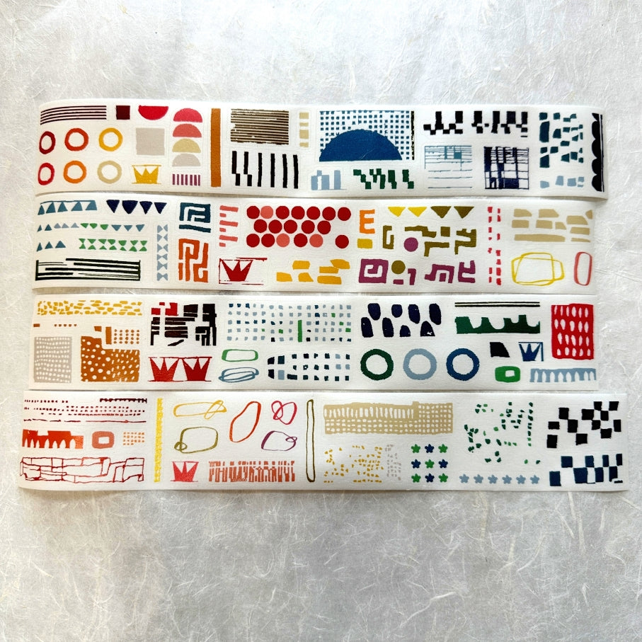 Two Raccoons - Queen kiss-cut washi tape SAMPLES