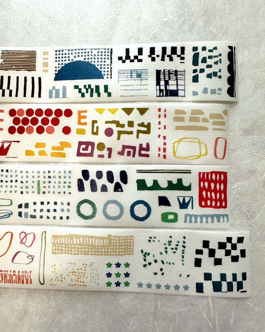 Two Raccoons - Queen kiss-cut washi tape SAMPLES