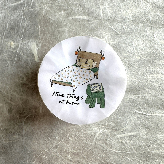 Two Raccoons x Aimee - Nice Things at Home kiss-cut washi tape SAMPLES
