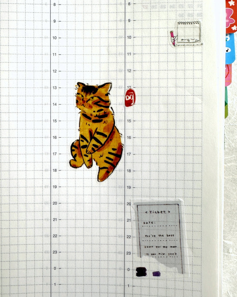 Orange Studio - Quietly Dill washi tape SAMPLES