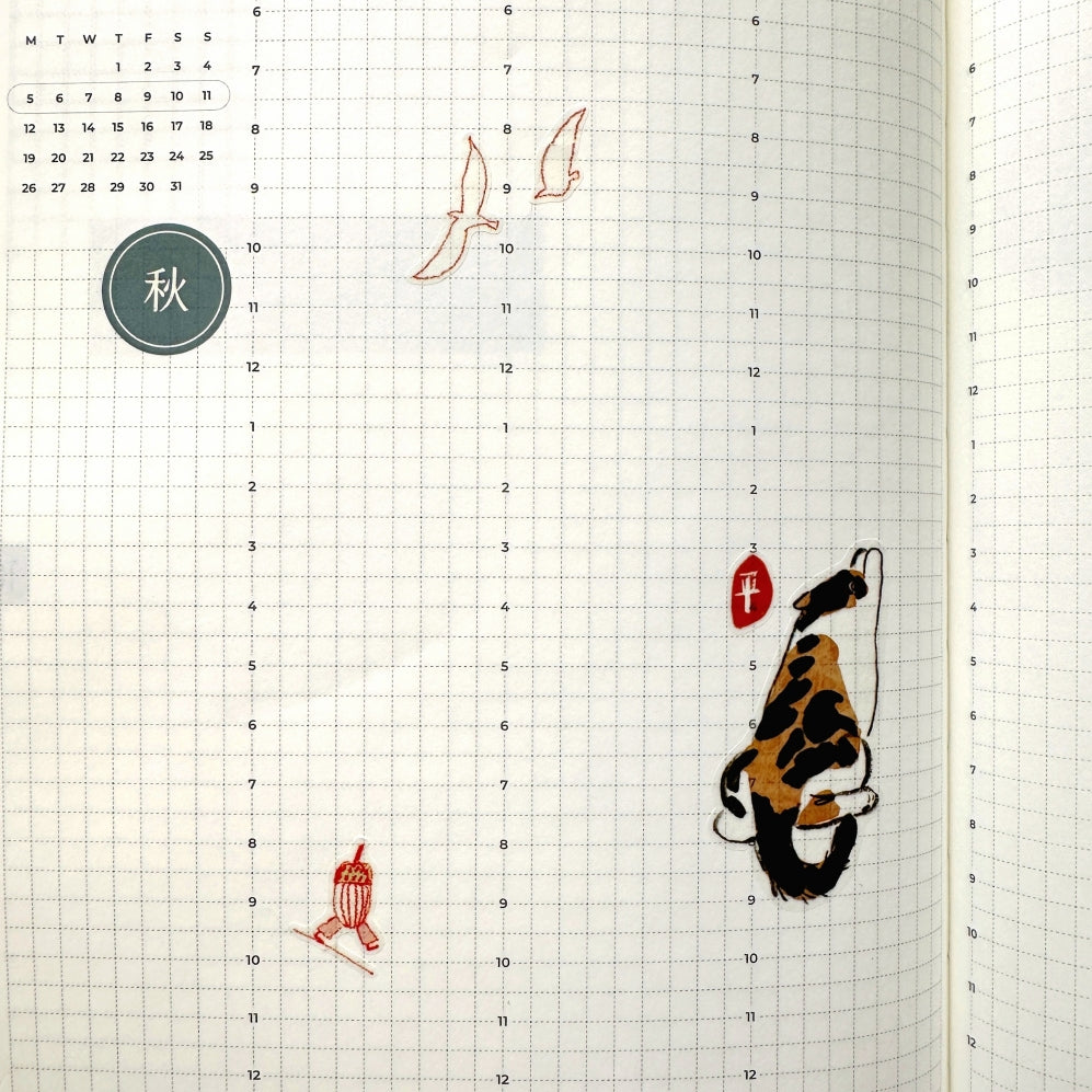 袜子Meow - Fairy Tale kiss-cut washi tape SAMPLES