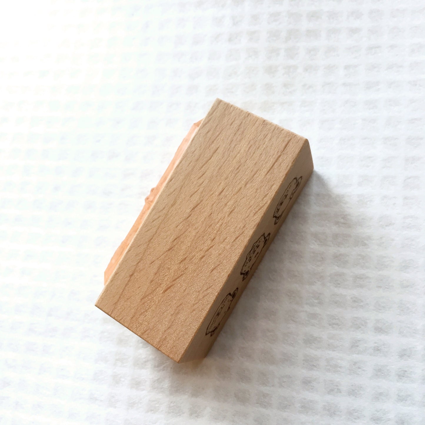 Two Raccoons x Day - Three Little Bears rubber stamp