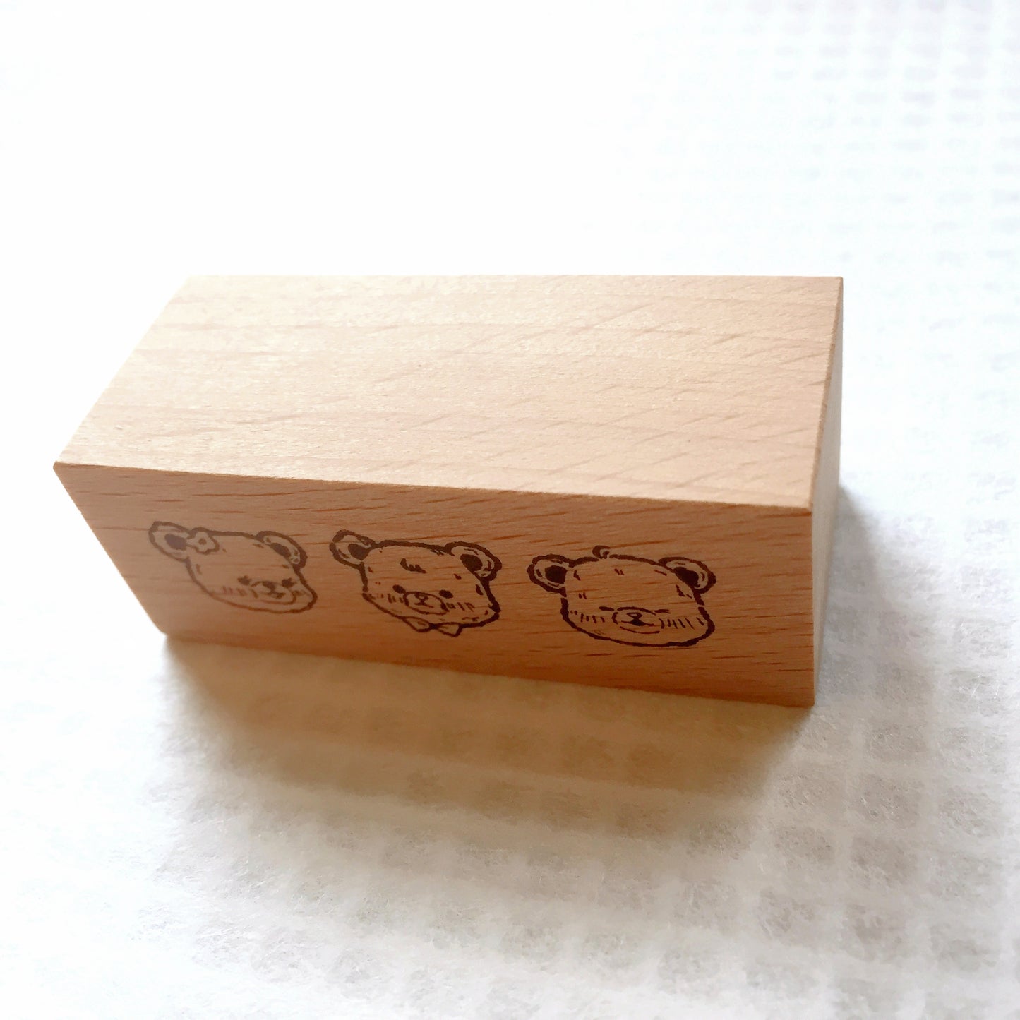 Two Raccoons x Day - Three Little Bears rubber stamp