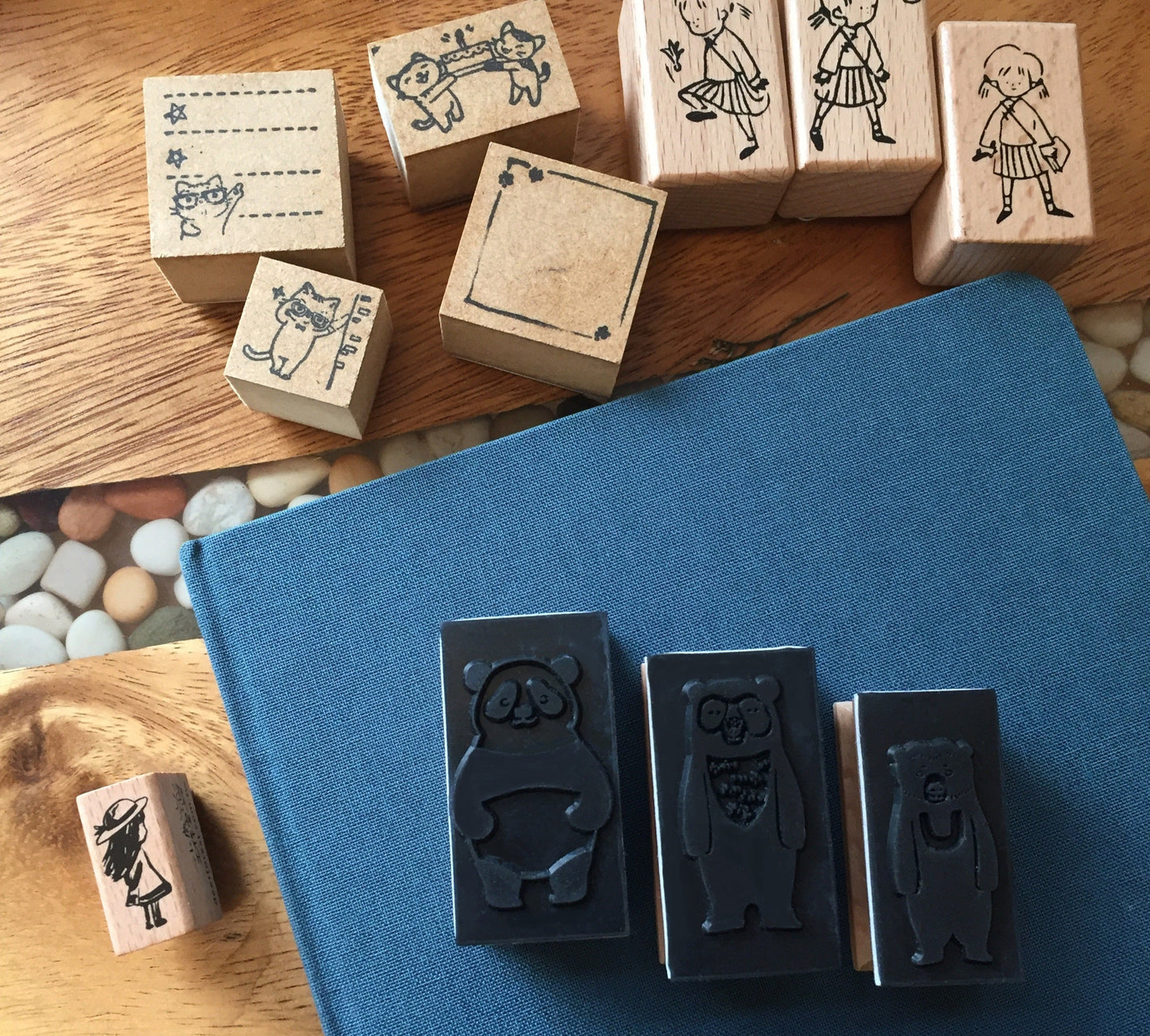 Non-designer - many decorative rubber stamps | *USED* Destash items [Pre-Loved]