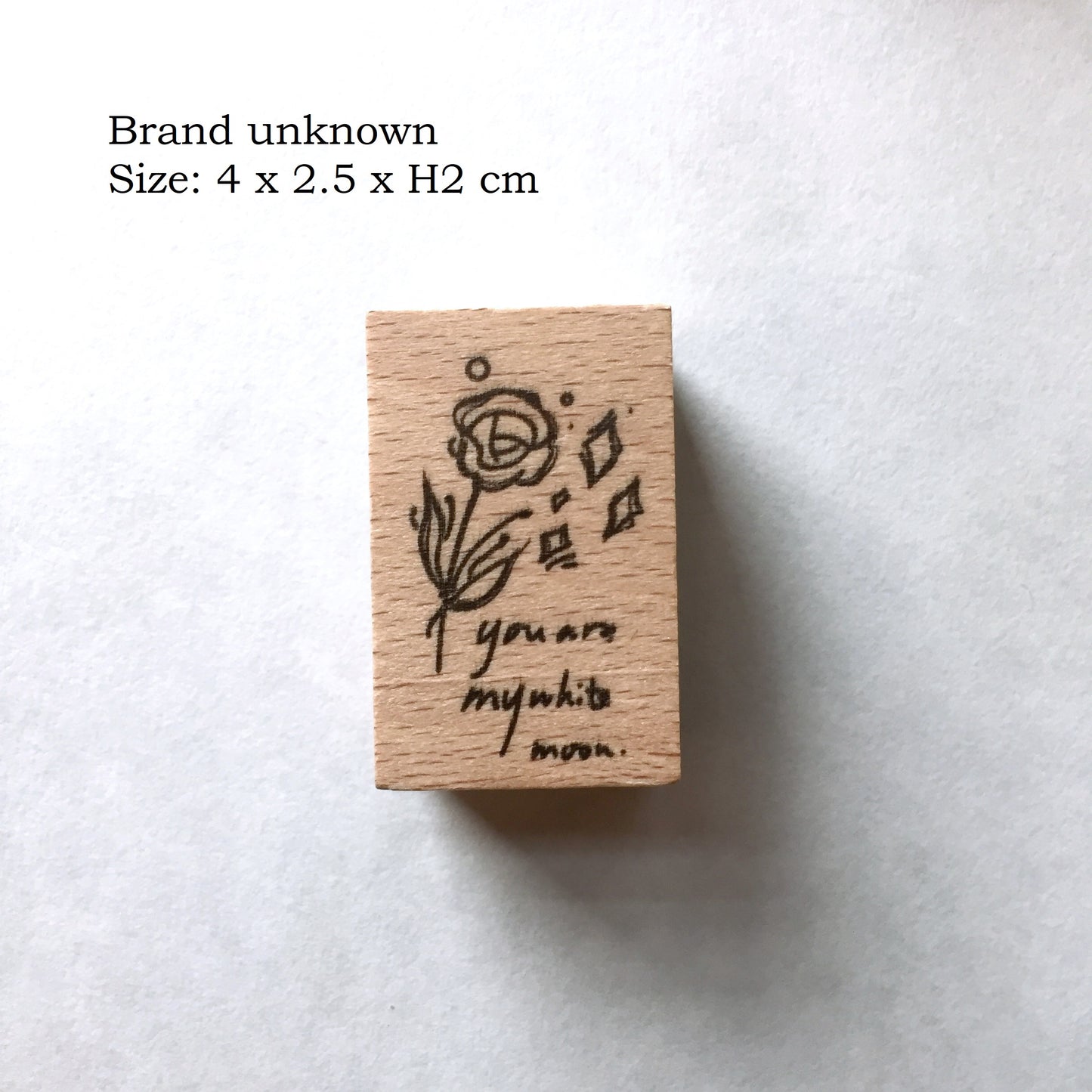 Non-designer - various word stamps for collage journaling | *USED* Destash items [Pre-Loved]