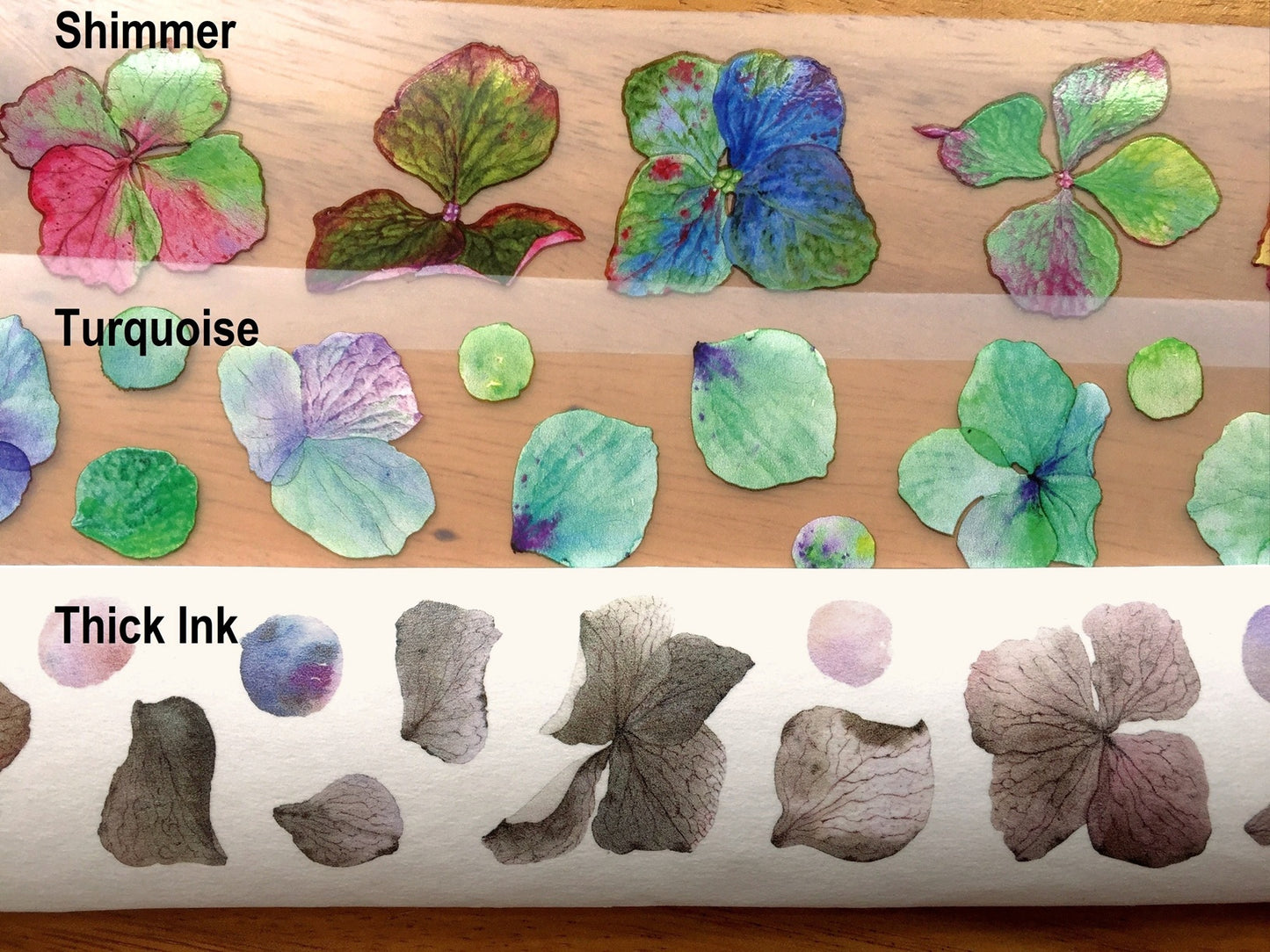 Ursulaloft - Shimmer Petals PET tape (4 cm x 120 cm) SAMPLES