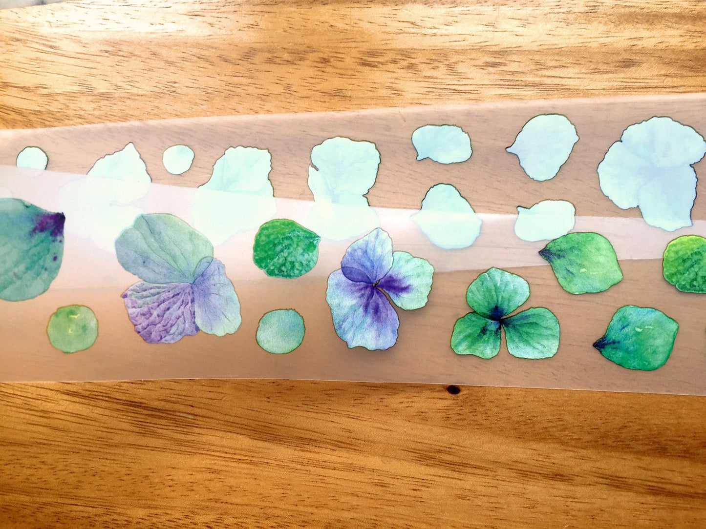 Ursulaloft - Turquoise Petals PET tape (4 cm x 120 cm) SAMPLES