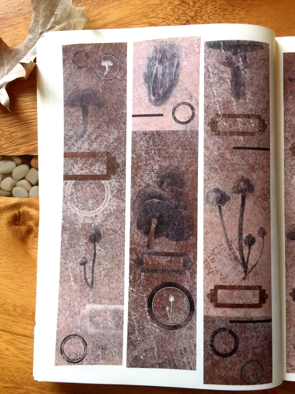 Ursulaloft - Sketch Mushroom washi tape SAMPLES