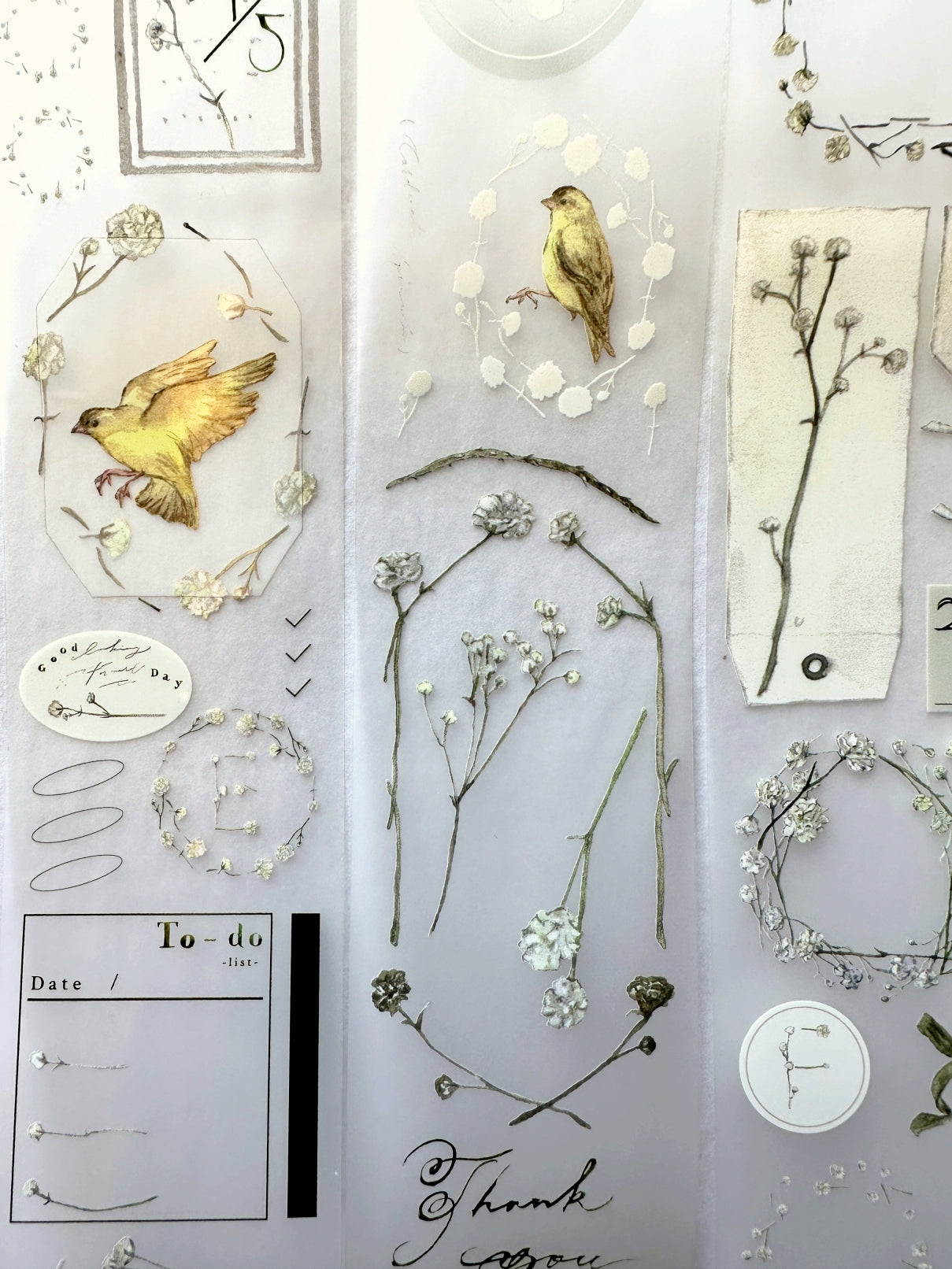 Ursulaloft - Baby's Breath Knot Ring PET tape (5 cm x 333 cm) SAMPLES