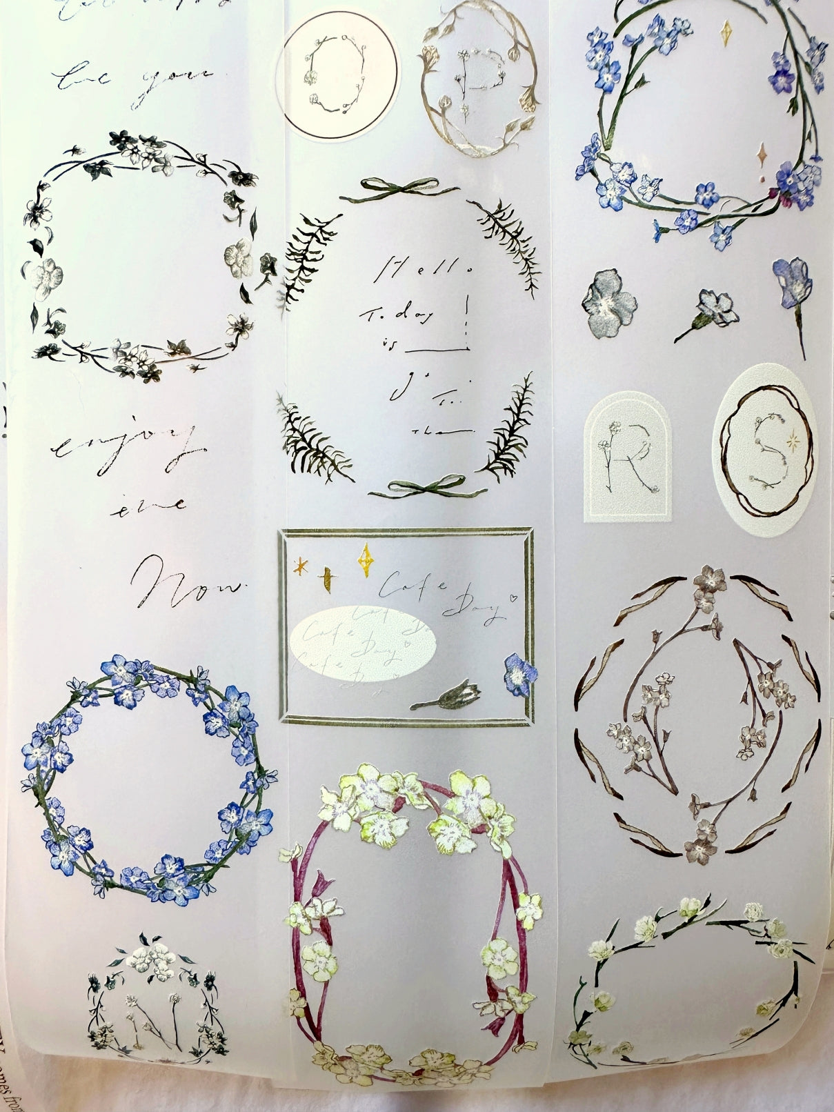 Ursulaloft - Forget Me Not PET tape (5 cm x 333 cm) SAMPLES