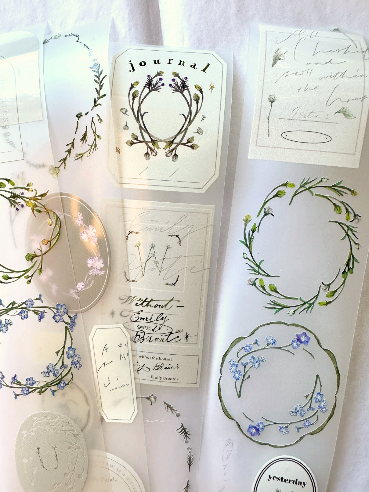 Ursulaloft - Forget Me Not PET tape (5 cm x 333 cm) SAMPLES