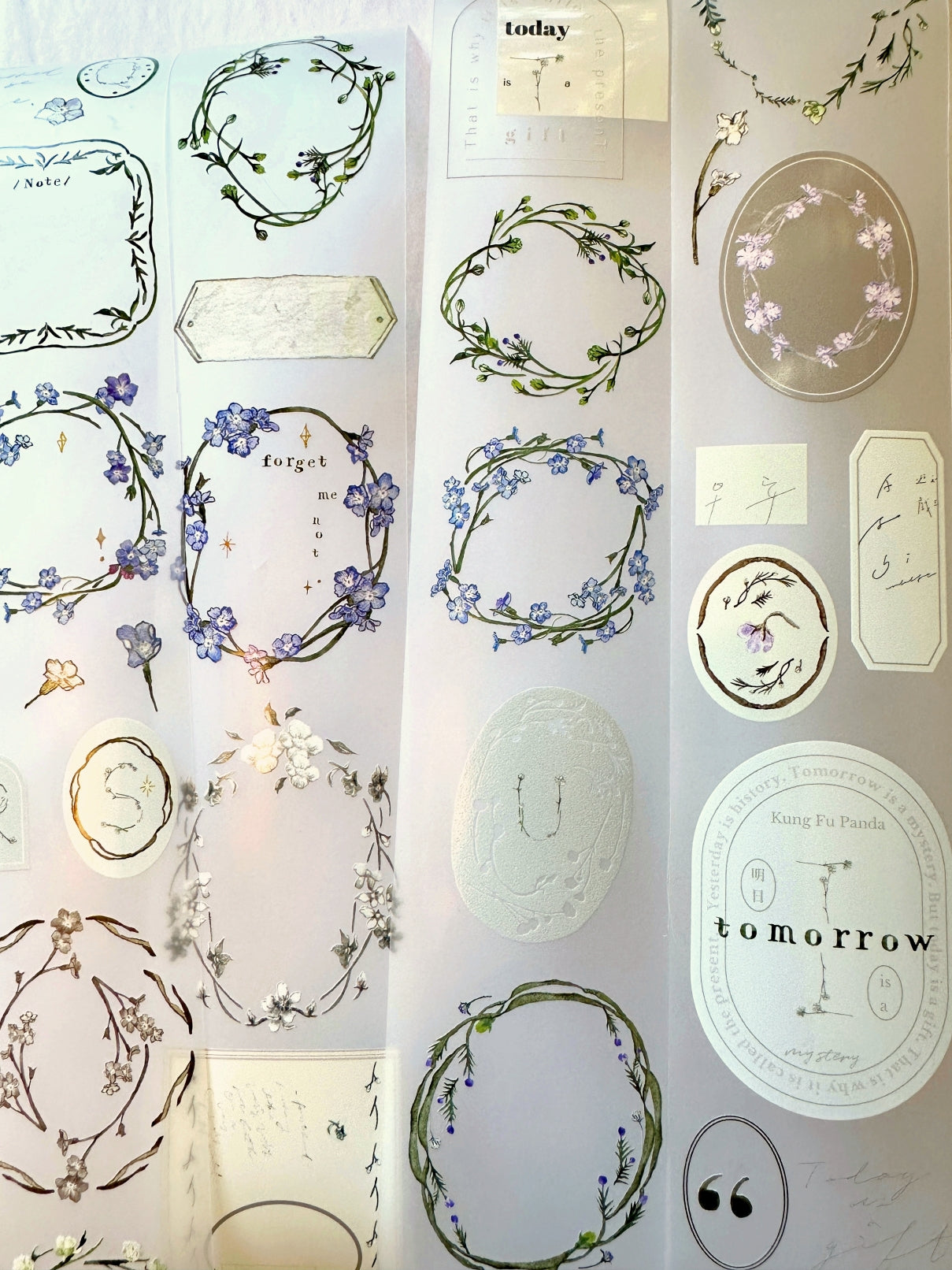 Ursulaloft - Forget Me Not PET tape (5 cm x 333 cm) SAMPLES
