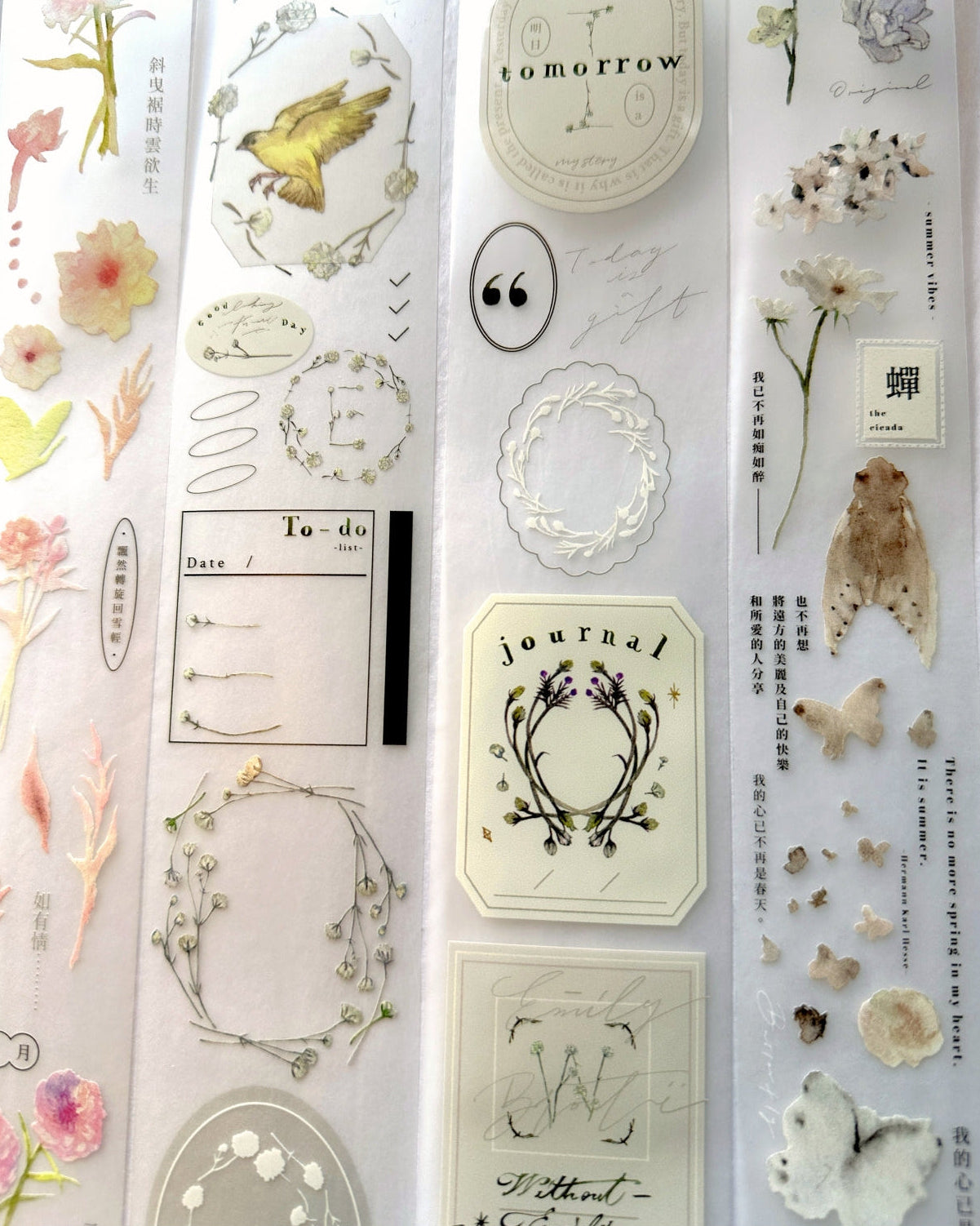 Ursulaloft - It's Summer Already PET tape (4 cm x 120 cm) SAMPLES