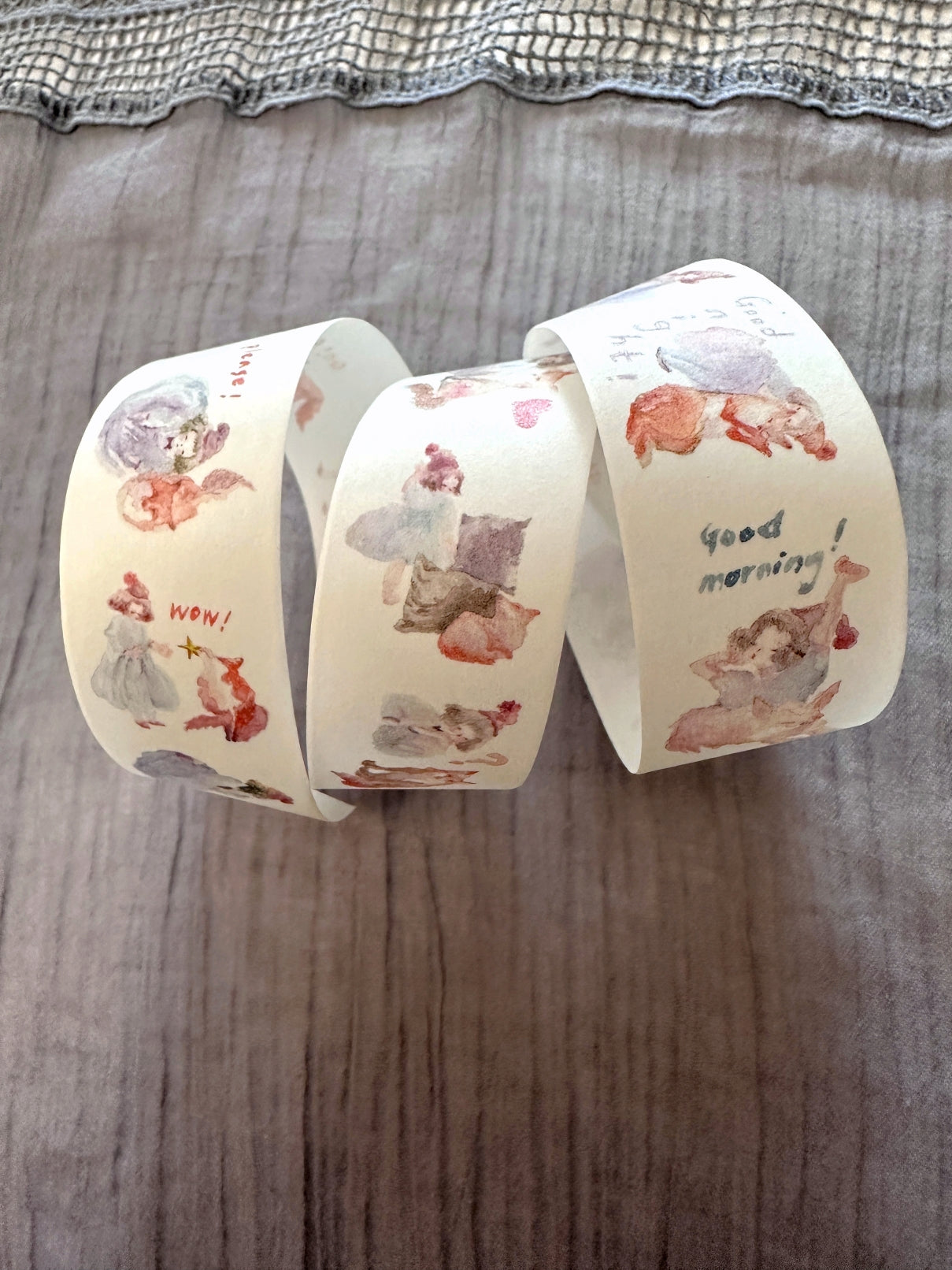 Ursulaloft - Girl & Fox washi & PET tape SAMPLES