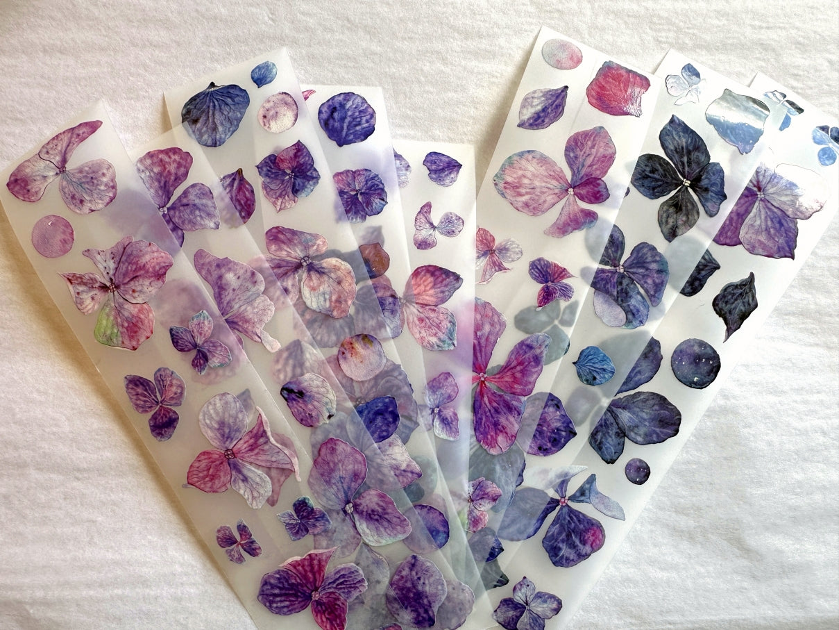 Ursulaloft - Indigo Petals PET tape (4 cm x 150 cm) SAMPLES