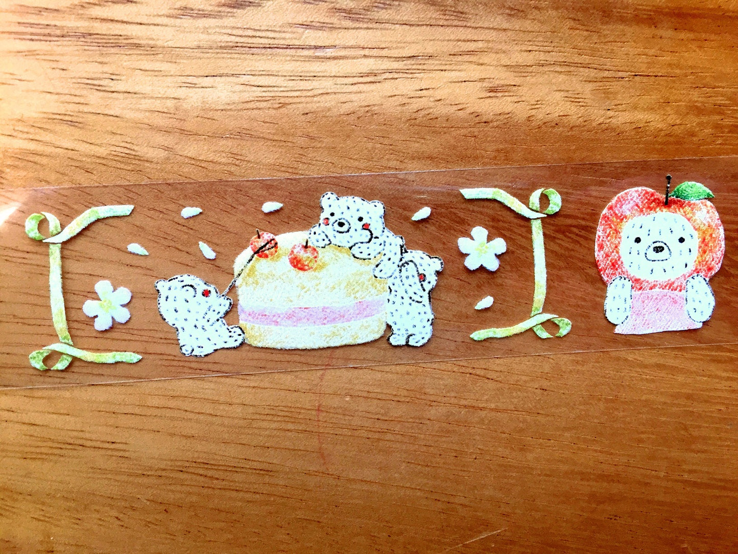 Urtapeprint x Wendy - Apple Wonderland PET tape SAMPLES