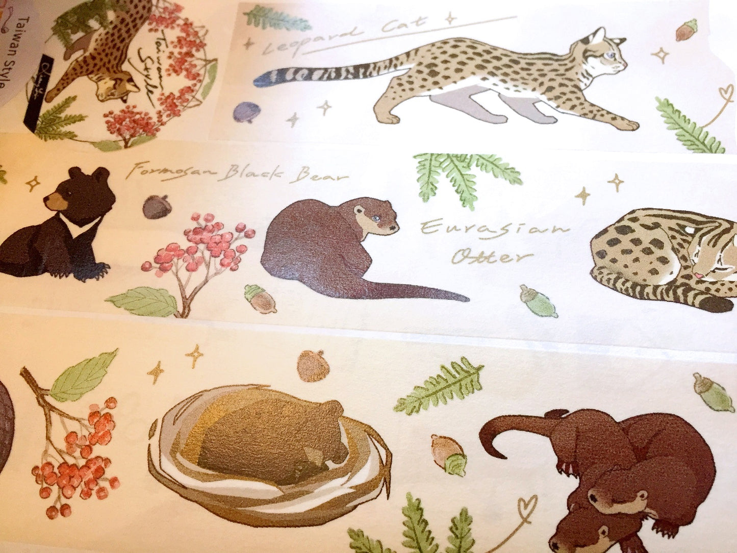 Urtapeprint x Swallow Dream - Taiwan Style washi tape SAMPLES