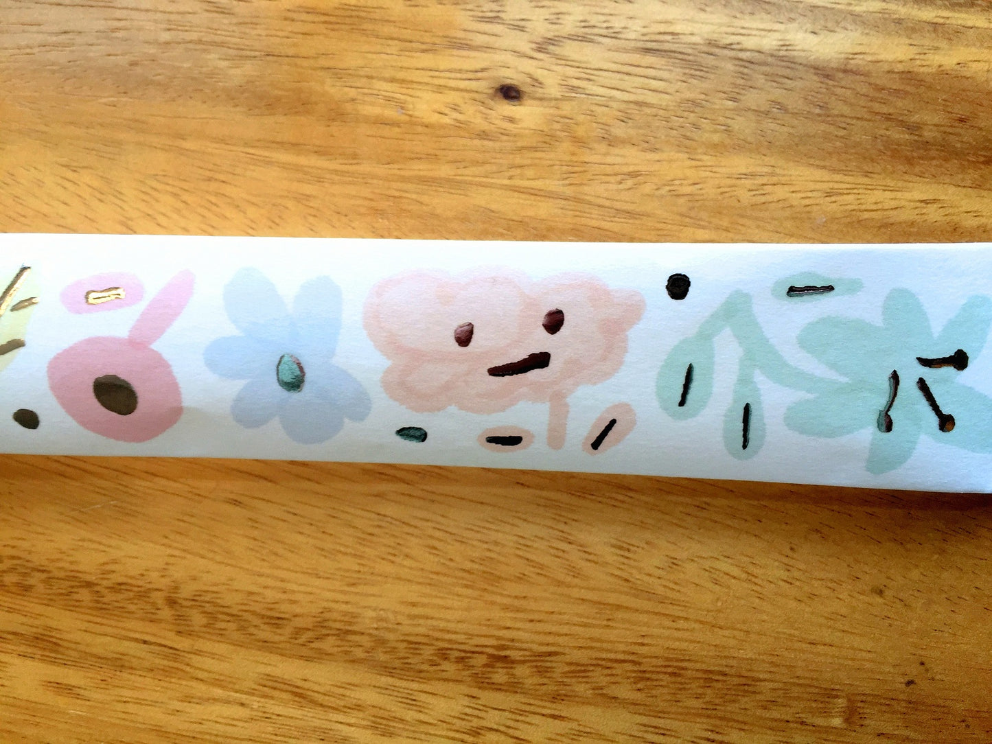 Urtapeprint x Wendy - Garden of Melancholy silver foil washi tape SAMPLES
