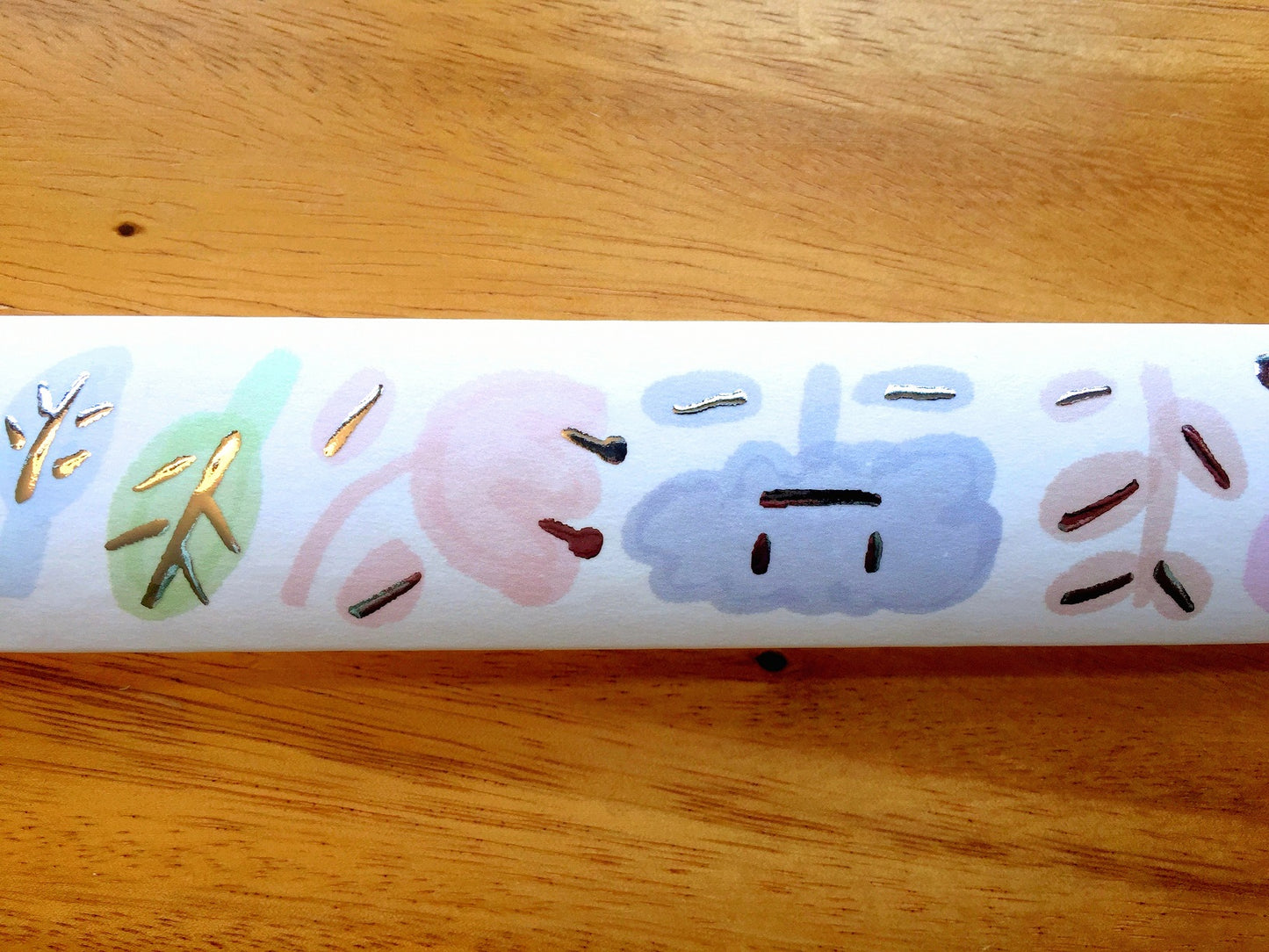 Urtapeprint x Wendy - Garden of Melancholy silver foil washi tape SAMPLES