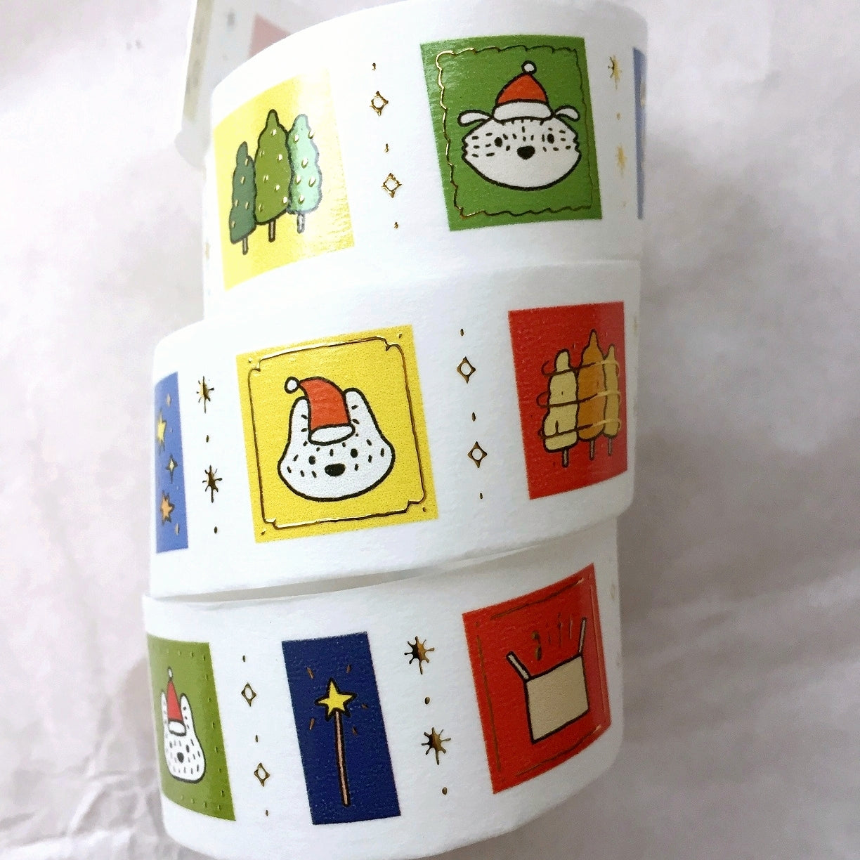 Urtapeprint x Wendy - Easy Xmas bronzed washi tape SAMPLES