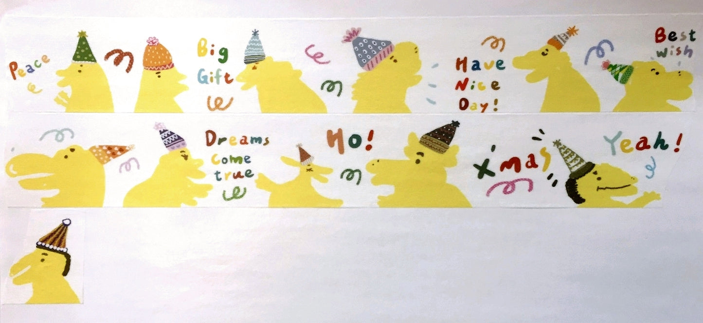 Urtapeprint x Taya - Hello Christmas washi tape SAMPLES