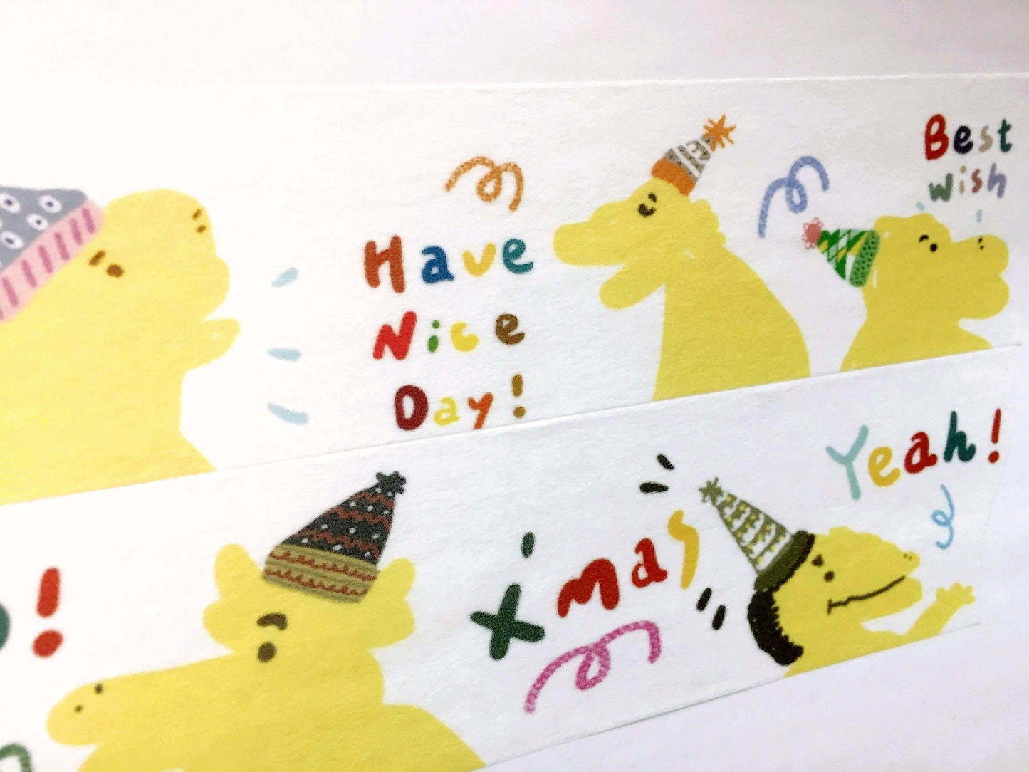 Urtapeprint x Taya - Hello Christmas washi tape SAMPLES