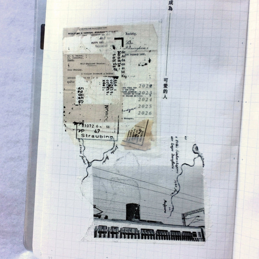 Urtapeprint x all tomorrow's party - Road Film washi tape SAMPLES