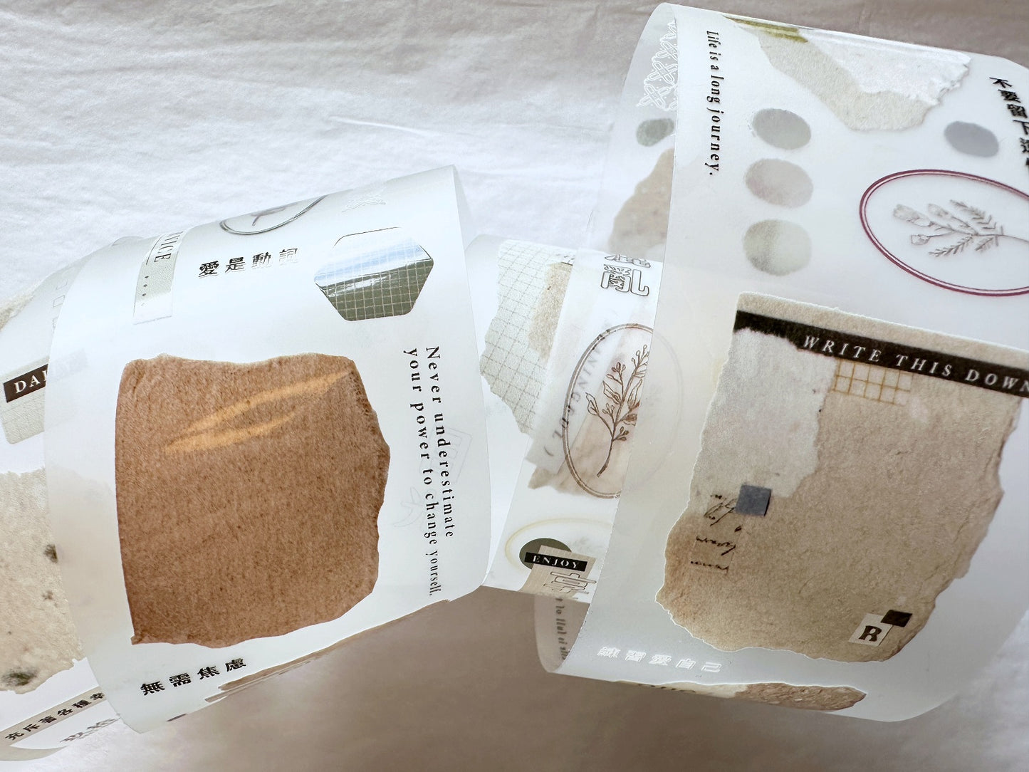 Jiu Shi - Paperholic 2 PET tape SAMPLES